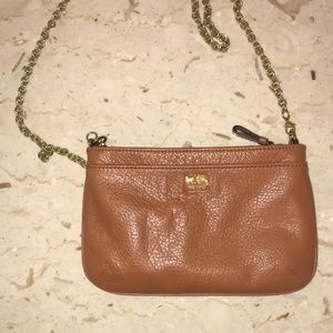 Coach Tan Crossbody with Gold Hardware